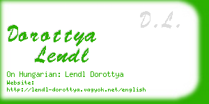 dorottya lendl business card